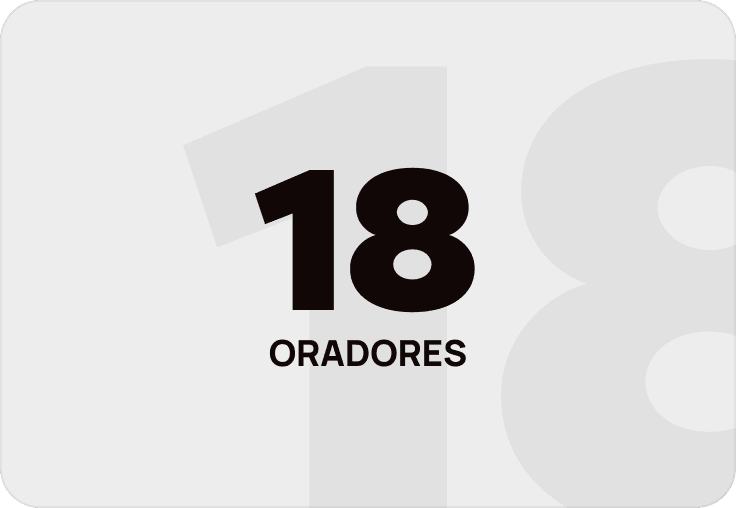 18 oradores
